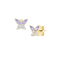 Boucles d'oreilles Amen Femme Petali in Argent Zircone EBUTGBLA